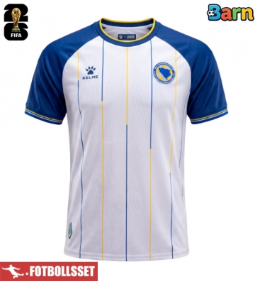 Bosnien och Hercegovina Bortatröja Barn VM 2026 Kortärmad (+ Korta byxor)